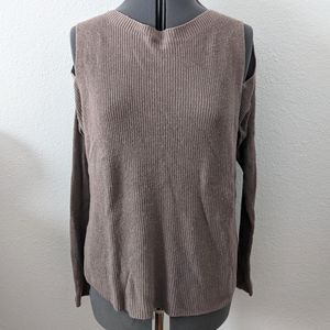 Shoulder Cut Out Sweater